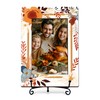 ISOVF Thanksgiving 4x6 Picture Frame, Fall Maple Photo Frame, Orange