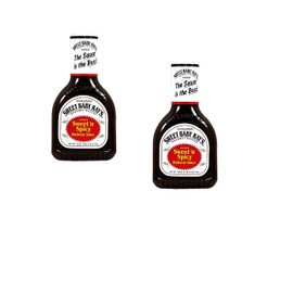 Sweet Baby Ray's 18 Oz Sweet and Spicy Barbecue Sauce 2 Pack