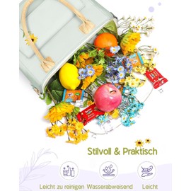 Hihealer Deluxe Women's Lunch Bag with Rare Floral Pattern - Large Leak-proof Insulated Cooler Bag with Multiple Pockets and Removable Strap for Work/Picnic Christmas Gifts for Women