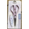 Cook with Color Purple Kitchen Shears Scissors with Butterfly Blade