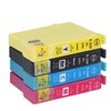 4Pcs Ink Cartridges Compatible Refill Replacement 4 Colors BK C