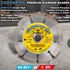 Delta Diamond Cougar HS 4 1/2 Inch Segmented Diamond Saw