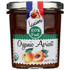 LUCIEN GEORGELIN Organic Apricot Fruit Spread, 11.28 OZ