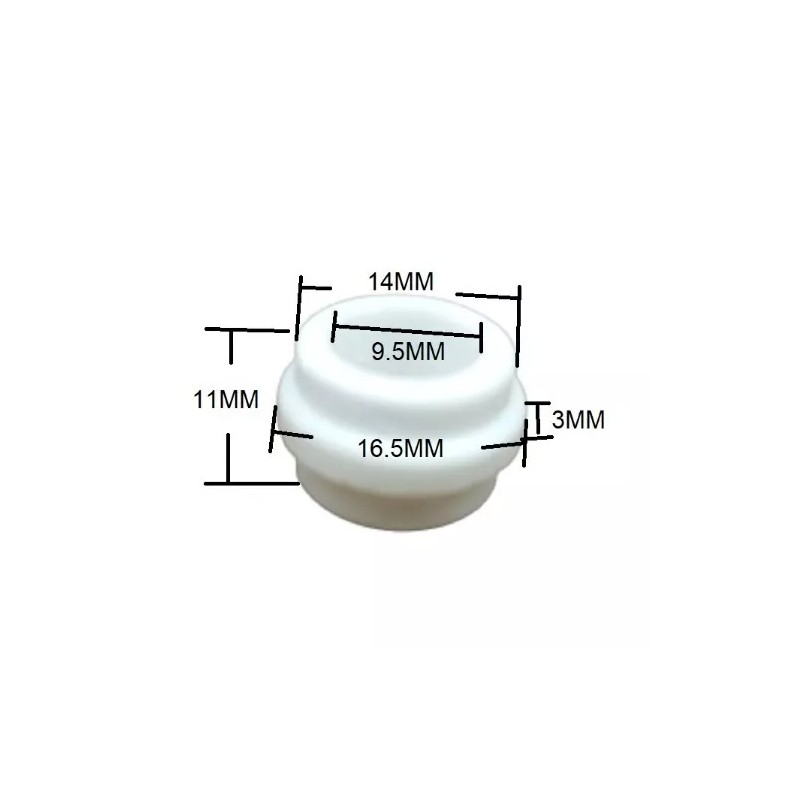 Ceiv Aislador Pasa Resistencia De Cerámica N° 11, 20 Pzas