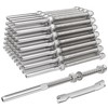 BLIKA 50 Pack 6" Long Swage Threaded Stud Tension End