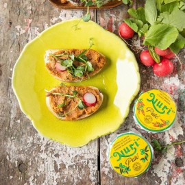 NURI Portuguese Sardines PATE IN OLIVE OIL / IN SPICED OLIVE OIL 2-PACK 65g each