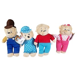 PBS Kids BERENSTAIN BEARS Plush Toys 9 In  Cartoon Mama Papa Sister Brother New