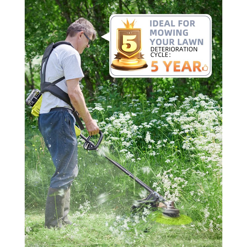 10 Pack Weed Wacker String Replacement Compatible with Ryobi One