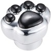 Hitman riawaipa-hatto Paw 6/8 mm Common Chrome Base, Black, HM9