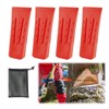 TAMUNI 4 Pack Tree Felling Wedges Kit - Professional Chainsaw