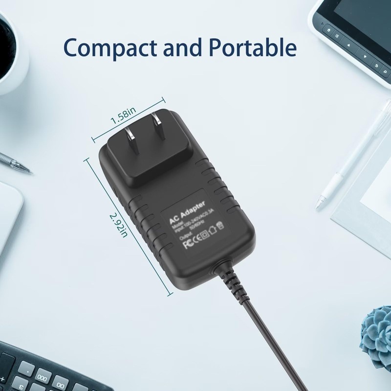 MDCGPower AC Adapter Charger Compatible with GOTRAX Comet/Nebula/Lil CUB Hoverboard