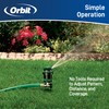 Orbit 58573N H2O-Six Gear-Drive Sprinkler on Metal T-Spike
