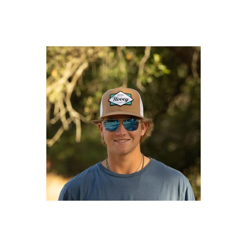 HOOEY Men's Diamond Adjustable Snapback Hat (US, Alpha, One Size,