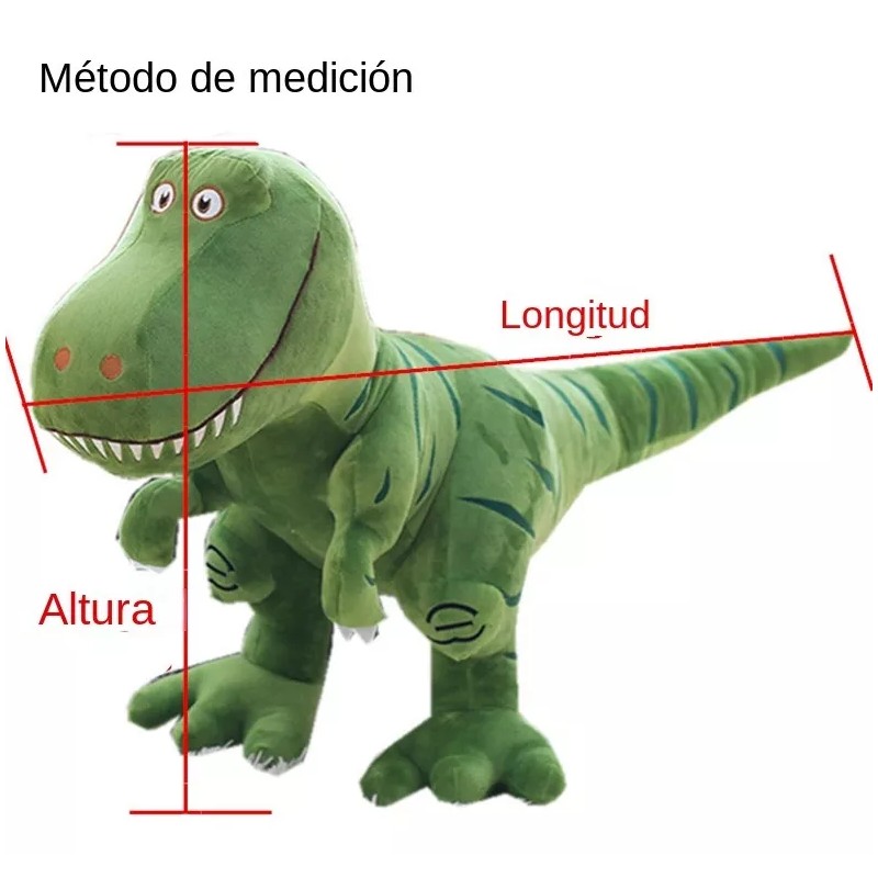 Jextech Peluche Grande Dinosaurio Tiranosaurio Rex Suave Lindo 70cm
