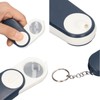 Ailao 10x Pocket Magnifier Key Ring Magnifier Double Layer Lens