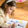 KALOLINNA Stencil Sheet Finger Painting Set of 6 Int Drawing