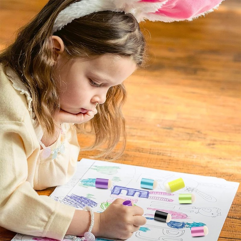 KALOLINNA Stencil Sheet Finger Painting Set of 6 Int Drawing