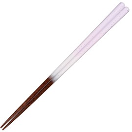 Sunlife H-06152 Chopsticks, Dishwasher-Safe, Natural Wood, 9.1 inches (23 cm), Lilac, Purple, Made in Japan