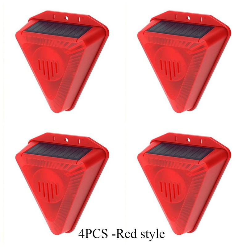 Solar Motion Sensor Alarm for Outdoor Animal Deterrence – 130dB