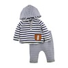 Mud Pie Baby Boy Outfit Set, Football, 0-3 Months