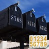 uxcell 3 Sheets/30 Pcs Mailbox Numbers for Outside, 3 Inch