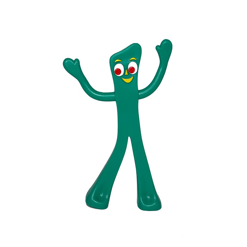 NJ Croce 6" Gumby Bendable Figure, Classic Vintage Toy, Safe