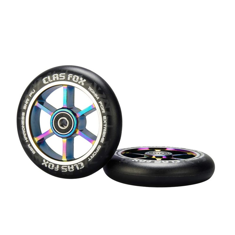 CLAS FOX 110mm One Pair Pro Stunt Scooter Wheels with