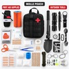 MOLLE Tactical First Aid & Survival Kit with Folding Shovel,