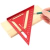 Carpenter Square 7 Inch Metal Squares Ruler Aluminum Alloy -