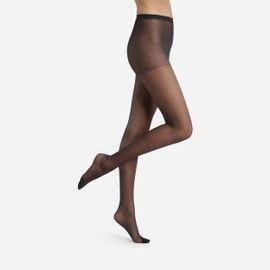 DIM Women's Transparent Ultra Resist 20D x1 Tights, Black, M