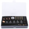 Welding Torch Accessories Kit Glass Cup Nozzle Welder Consumables for
