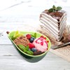 Cabilock Avocado Shaped Ceramic Bowl for Salad Fruits Desserts and
