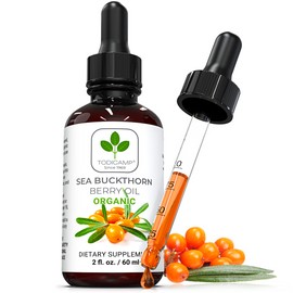 Todicamp USDA Organic Sea Buckthorn Berry Oil by TODICAMP - Omega 3,6,7,9 Oil - 2 fl oz