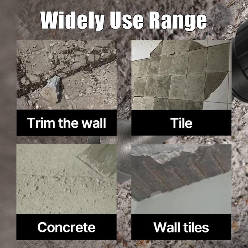 Vearter SDS Max Bushing Tool 12 Tips, 8'' X 1.4''
