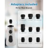 Universal Kitchen Faucet Head Replacement with 15 Adapter Kit Compatible