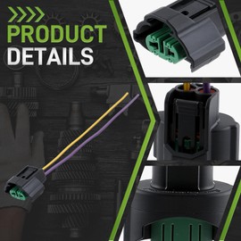 CARBBIA H11 H8 Female Adapters Wiring Harness Sockets with 5.9” Wire Pigtails Lamp Connectors for H11 H8 H9 Bulb Sizes for Some 880 881 890 Bulbs Head Lamps or Fog Light