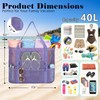 GYEUKHAM Mesh Beach Bag - Large Beach Tote Bag with