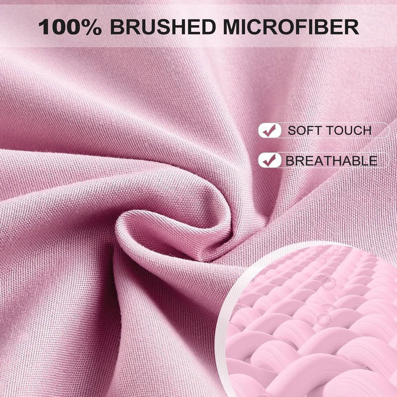 25 CM Deep Fitted Sheet Polycotton Plain Dyed Bedsheets Bedding