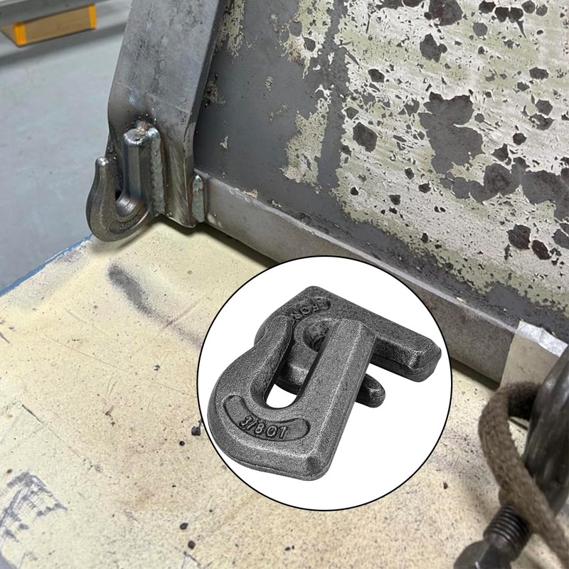 Biugaaufai 10 Pack 3/8'' Weld On Grab Hook, G70 Forged