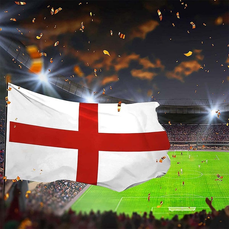 SHATCHI Large 90 x 60 cm England St George's Cross