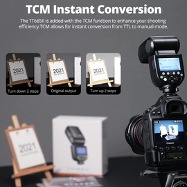 Godox TT685IIS 1/8000s HSS GN Speedlite Flash TTL TCM Efficient Conversion Function Built-in GODOX 2.4G X System Receiver (TT685IIS for Sony)
