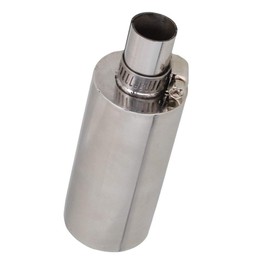 Acxico 1Pcs Stainless Steel Silencer For 23CC-35CC Gasoline Engine Accelerating Tube DIY