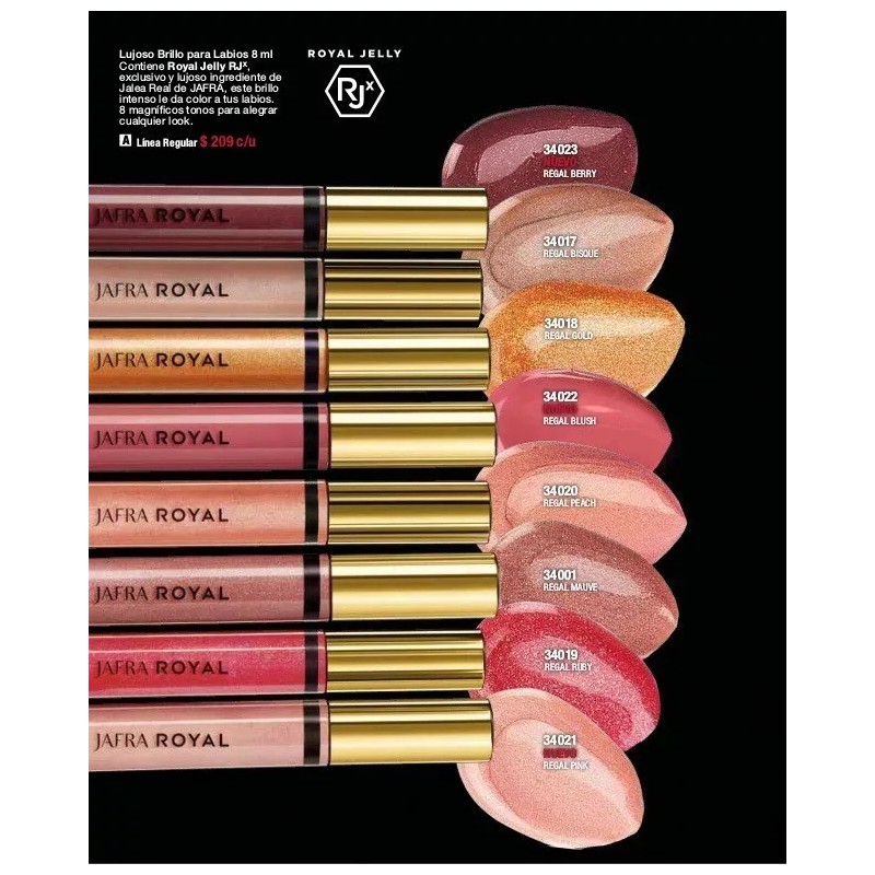 Jafra Lujoso Brillo Para Labios Royal Elige Tu Tono Favorito