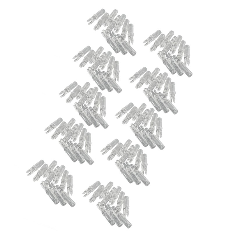 100pcs Archery Arrow Nock Durable Plastic Insert Arrow Nocks Light