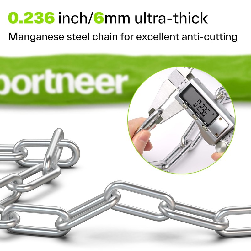 Sportneer Bicycle Lock Combination Lock with Numbers and High Security
