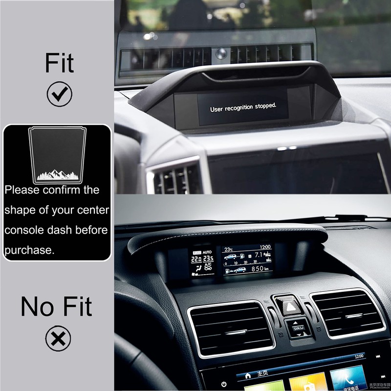 SENSHINE Dashboard Cover Mat for Subaru Forester Accessories 2019-2023 2024