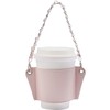 YUYAKESHI Drink Cup Holder Cover PU Cup Holder Chain Carry