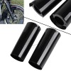 Unbranded 2" Extended Fork Slider Covers Black For Harley Electra