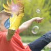 Electric Bubble Gun Toys Movie Inspired Hand Soap Bubbles Machine