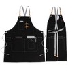 Vantoo Chef Kitchen Denim Apron with Pockets for Men and